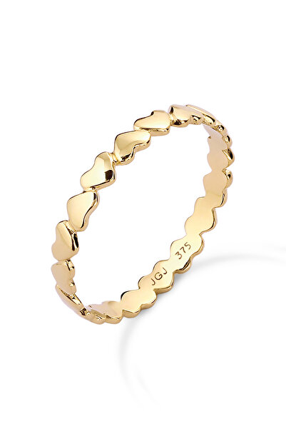 ELLI Ring Ring Women Heart 375 Yellow Gold
