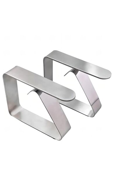 Generic مشابك مفارش المائدة من Oasisgalore، عبوة من 8 مشابك حامل غطاء الطاولة من الفولاذ المقاوم للصدأ