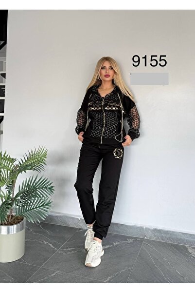 bonibon butikk Women's High Quality Luxury Clothing No Show Mesh Compact Fabric 2 Thread 3 Piece Set