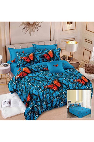 OEM Lenjerie Bumbac Finet, Pucioasa, Pat Dublu, 2 Persoane, 6 Piese