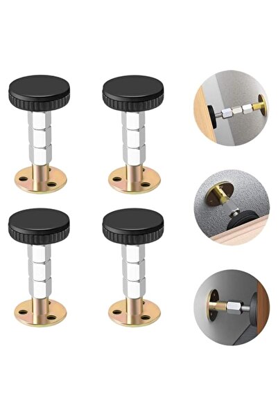 Generic إطار سرير ELECDON القابل للتعديل والمُثبت بخيوط، أداة مضادة للاهتزاز للسرير، وسدادات لوح الرأس، ولوح رأس السرير الجانبي