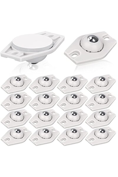 Generic عجلات زنبركية X، 24 قطعة من العجلات الصغيرة ذاتية اللصق، عجلات بلاستيكية لاصقة لزجاجة الصندوق