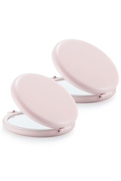 Generic Compact Mirror for Purse, Double-Sided 1X/2X Magnifying Metal Pocket ...