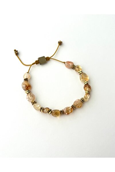 eyla collection Citrine Abundance Abundance Energy Stone – Handmade, Adjustable