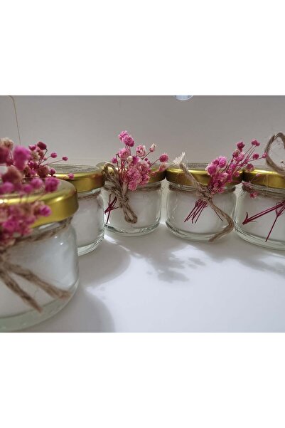 bn.starlights Kişiye Özel Hediyelik Minik Kavanoz Mum-15 adet