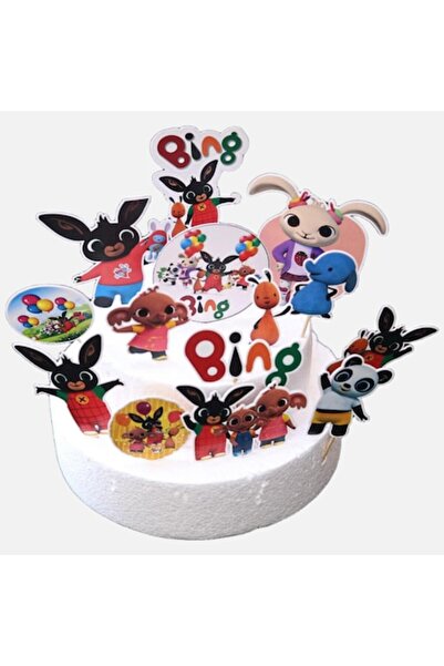 Bing Set de decorațiuni pentru tort cu 13 piese 3-15 cm