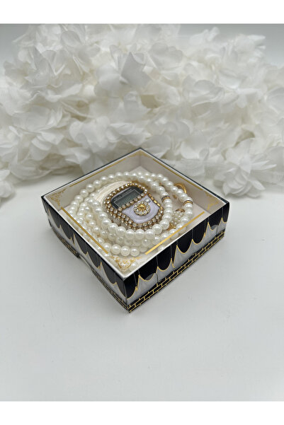 lenagiftworkshop Hediyelik Taşlı Zikirmatik Ve Tesbih Seti Kutulu