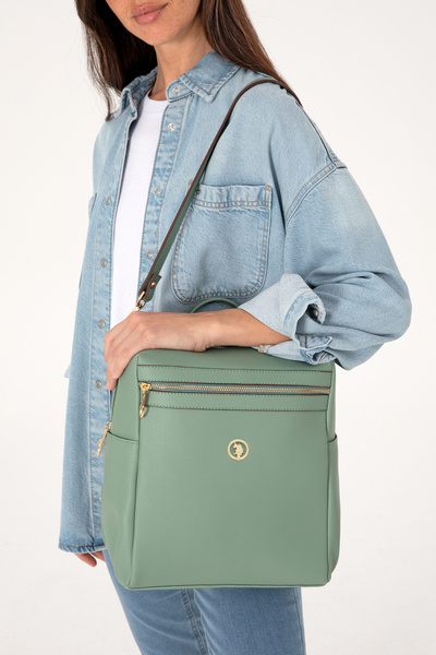 U.S. Polo Assn. Women's Mint Double Strap Backpack 50319179-Vr090