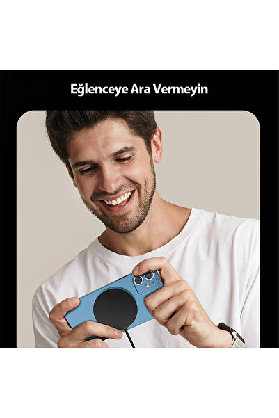 Sphone Magsafe Manyetik Kablosuz Guick 15W Hızlı Şarj Cihazı iPhone 11-12-13-14-15-16-17 Tüm Seri Uyumlu