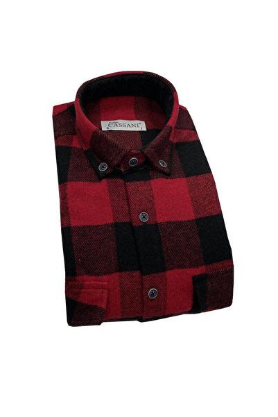 FABİO CASSANİ Ανδρικό χειμερινό ΓΝΗΣΙΟ πουκάμισο ξυλοκόπος - 7398