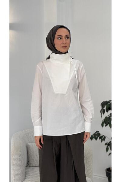 AlMarwah Yaka Detaylı Gömlek 102237