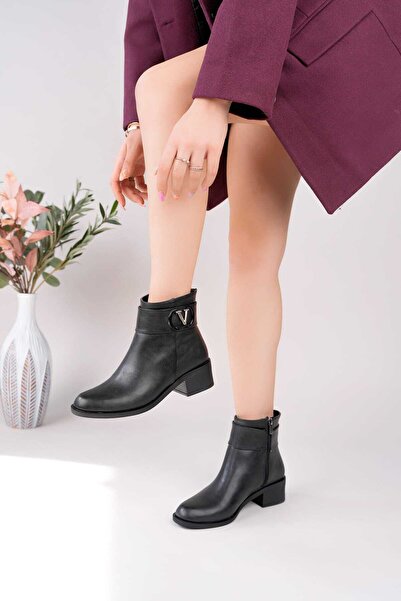 Bilalim Shoes kadın Günlük Bot şık ve rahat siyah yeni sezon-bot 400