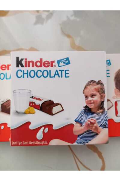 Kinder Chocolate Fotoğraflı ve QR kodlu Kişiye Özel Hediye Çikolata Parti, Do...