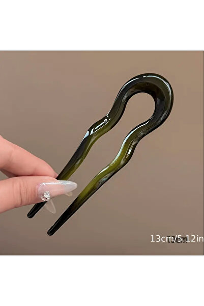 MAHLA دبوس شعر - مشبك على شكل حرف U - مشبك شعر - موديل كوري - مشبك كعكة