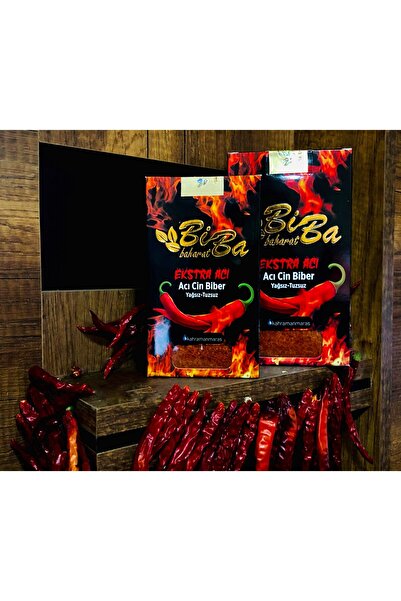 Biba 500 GR DOĞAL KAHRAMANMRAŞ HEDİYELİK KUTU EKSTRA ACI CİN BİBER