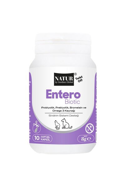 Natür ENTERO BİOTİC 10 SOFTJEL KAPSÜL (SİNDİRİM SİSTEMİ DESTEĞİ)