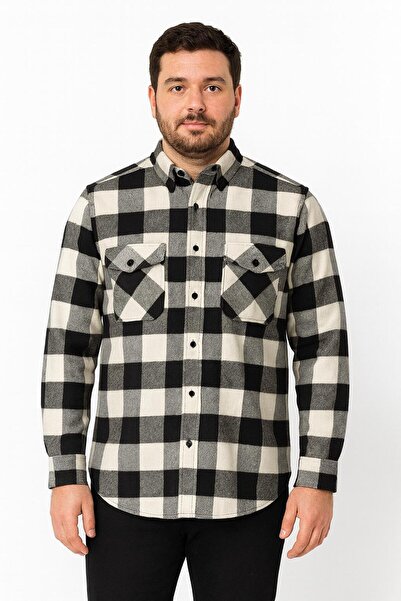 FABİO CASSANİ Ανδρικό χειμερινό ΓΝΗΣΙΟ πουκάμισο ξυλοκόπου - 7397