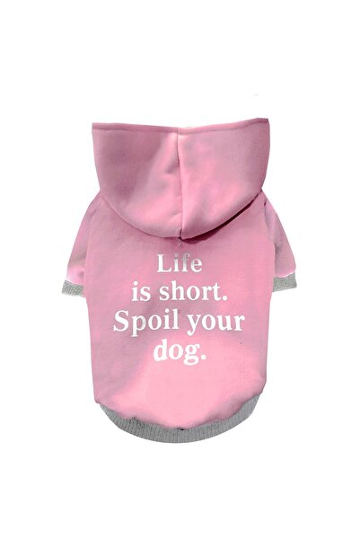 Alphadog Pale Pink Fleece Small Breed Dog Sweatshirt
