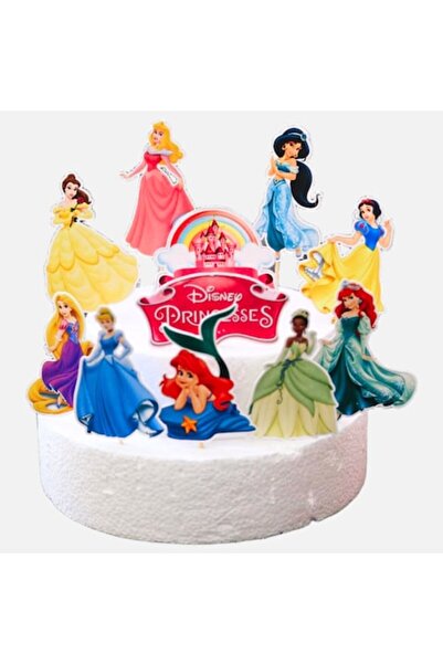 Disney Set of 13 Princess Cake Decorations for Girls 3-15cm