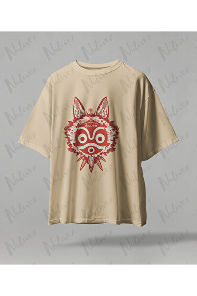 Nulivez تي شيرت أنيمي ستوديو جيبلي برينسيس مونونوكي مطبوع عالي الجودة للجنسين...