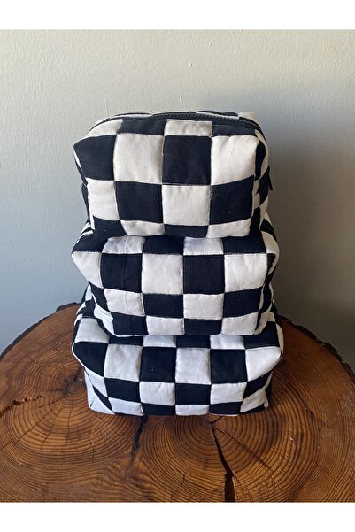 ED Makyaj çantası orta boy fermuarlı organizer