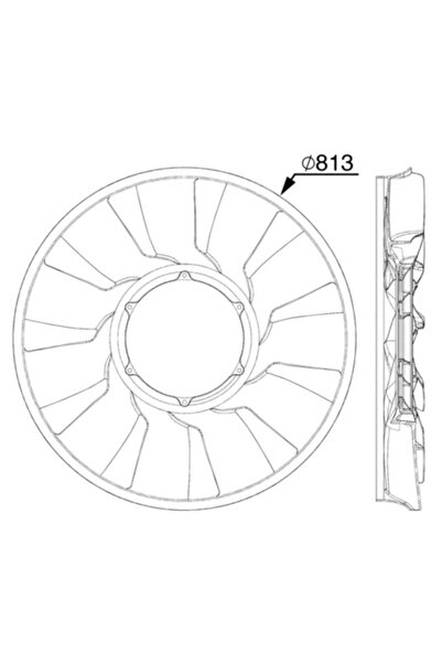 MAHLE Paleta Ventilator Racire Motor Man Tga/Tgx 1