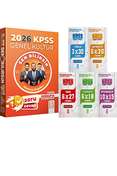 Benim Hocam Yayınları KPSS 2026 Genel Kültür Sen Bilirsin - 5 Ders 31 Deneme