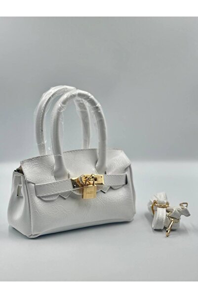 Marvelis حقيبة يد نسائية من ليدي مع تفاصيل قفل أمامي