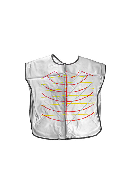 global fashion Pelerina pentru vopsirea parului, Argintie