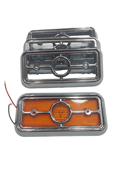 Universal OTOKAR SULTAN-TEMSA PRESTİJ-ISUZU NOVO Uyumlu KEDİ GÖZÜ YAN REFLEKTÖR KROMU 1 ADET