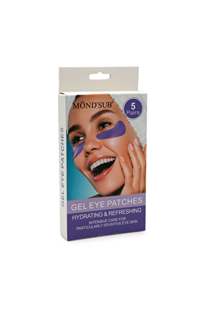 global fashion Mond'Sub Eye Patches, Gel, Hydrating and Refreshing, 5 Pairs