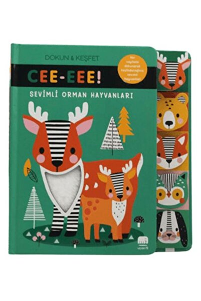 İthaki Yayınları Sevimli Orman Hayvanları/ CE-EEEE! Dokun & Keşfet