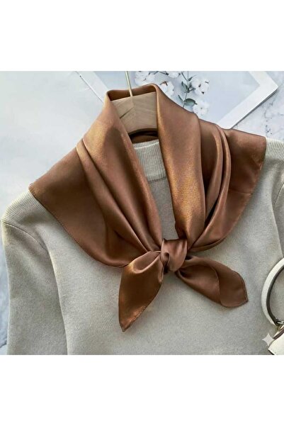 ÖrgüYastik Plain Light Brown Scarf