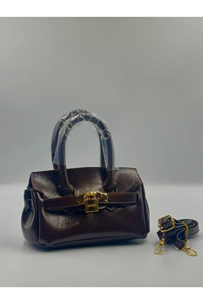 Marvelis LEYDİ Önü Kilit Detaylı Kadın El ve Çapraz Çanta