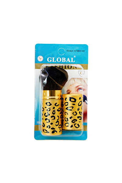 global fashion Retractable Powder Brush - Yellow