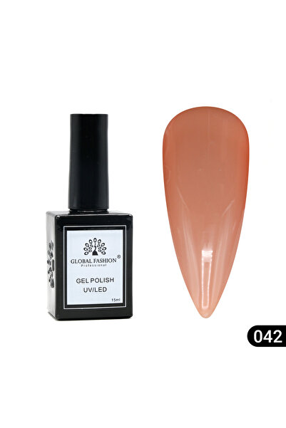 global fashion Oja semipermanentă Global Fashion, Gel polish Elite Glow 15 ml, 42