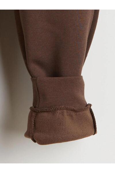 LC Waikiki Beli Lastikli Erkek Çocuk Kalın Jogger Eşofman Altı (W5)