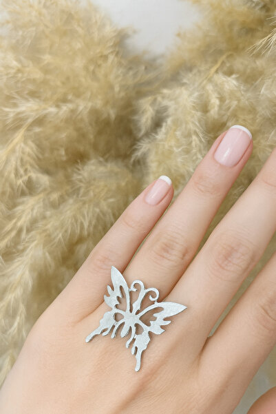 Herşey Nota Vintage Butterfly Figured Ring – a Symbol of Elegance, Freedom, and Natural Beauty