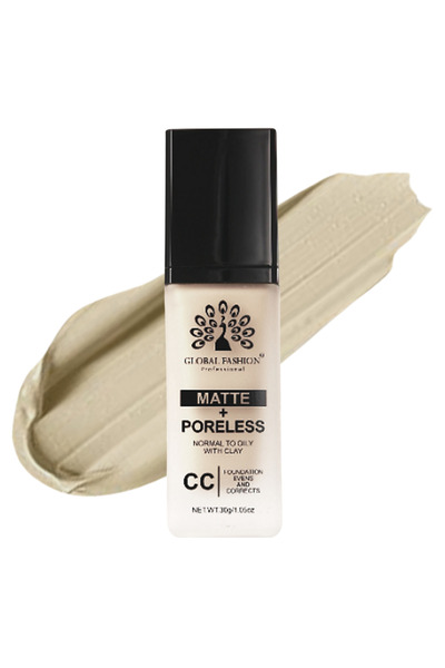 global fashion Fond de ten CC Matte+Poreless, Global Fashion, G018, Deep Cocoa