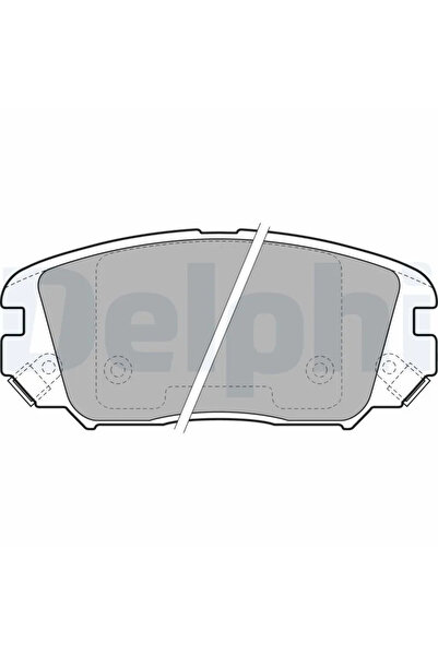 DELPHİ Комплект накладки дискови спирачки Hyundai Grandeur/Sonata 5/Sonata 6 ...