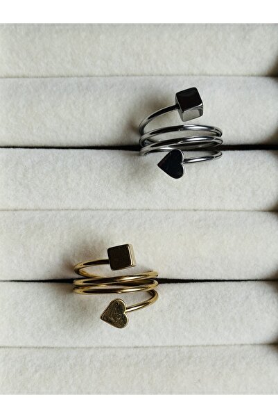 NFS BUTİK 316 Stainless Steel Adjustable Design Ring