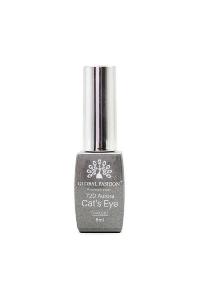 global fashion Cat eyes semi-permanent nail polish 72D Aurora, 12