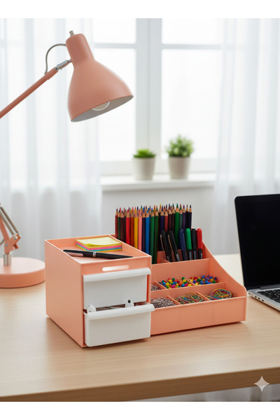 Buclee منظم مكتب الدراسة |   منظم أقلام مكتبي مع أدراج |   صندوق تنظيم متعدد ...