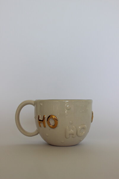 The Maya Seramik 24k Altın Yaldız El Yapımı Seramik Yılbaşı Noel Baba Figürlü...