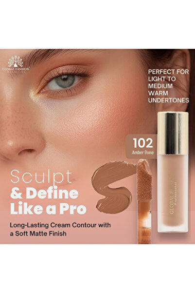 global fashion Contur lichid pentru față Stereo Sculpt GF38020 #102