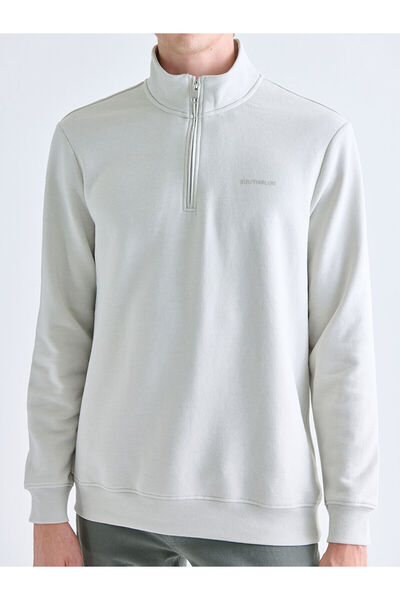 LC Waikiki New Season Stand Collar Men's Sweatshirt