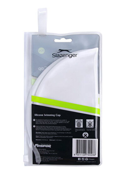 Slazenger Sn00 ПВХ сумка на блискавці Unisex Beyaz Bone