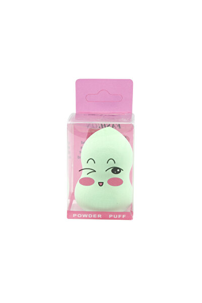 global fashion Makeup sponge, for applying foundation, green