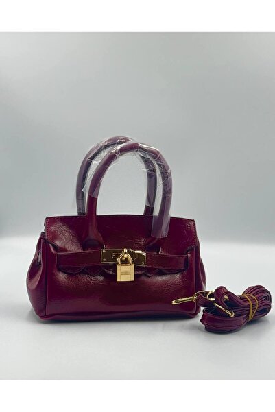Marvelis LEYDİ Önü Kilit Detaylı Kadın El ve Çapraz Çanta