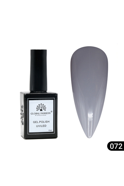 global fashion Global Fashion semi-permanent nail polish, Gel polish Elite Glow 15 ml, 72